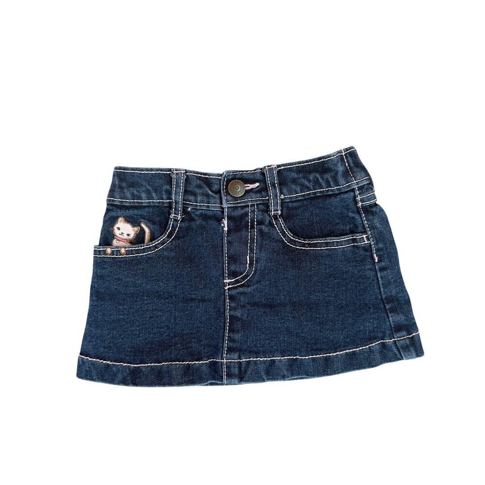 Vintage Gymboree Cat Denim Skirt
Size: 12-18 mos